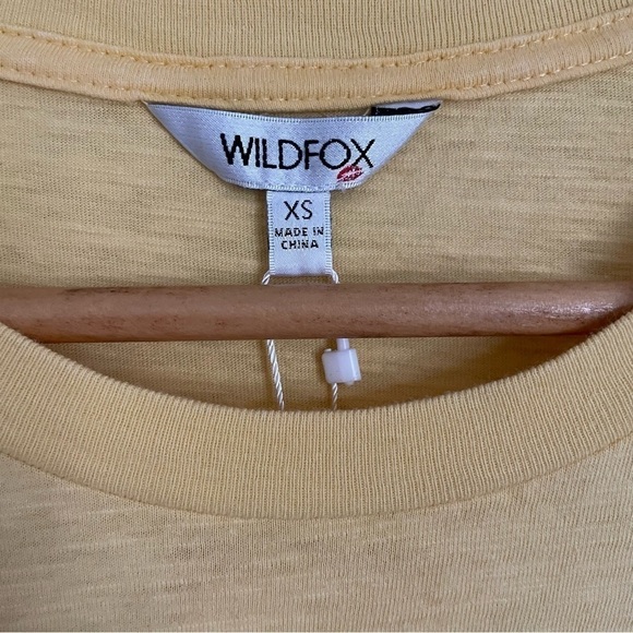 π Wildfox | Radiate Positivity floral Peace sign graphic tee NWT - Picture 11 of 11